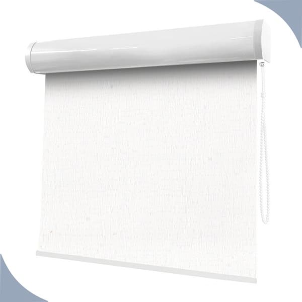 Persiana Rolo Tela Solar 3% Branca com Bandô – Proteção UV e Controle de Luz