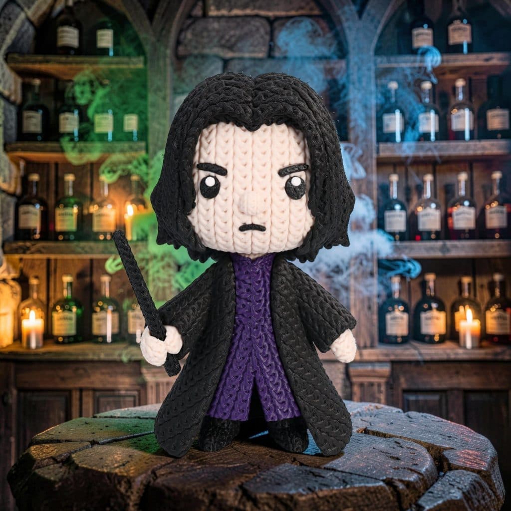 Boneco Professor Snape Harry Potter Decorativo Geek Personagem Severus Snape Presente