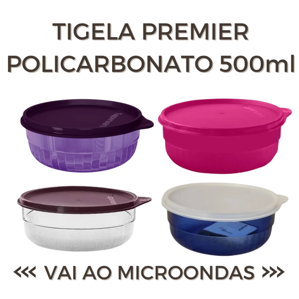 Tigela Premier 500ml cor roxa Tupperware