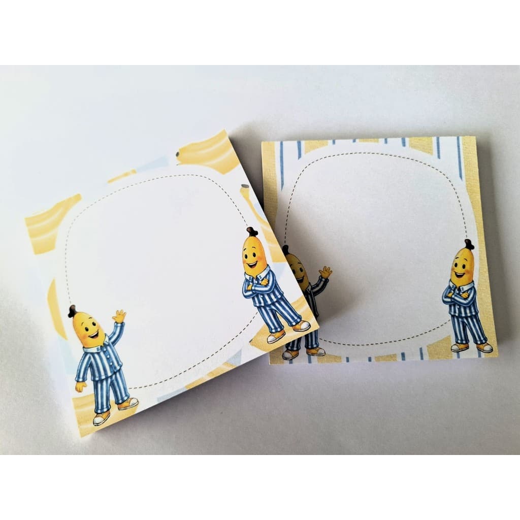 Kit Blocos de Notas Fofos Papelaria Kawaii Nostálgica 50 Folhas 9x9 Memo Pad - Kit 3 ou 5 Blocos de Notas