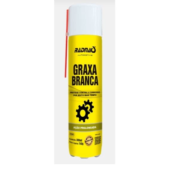 GRAXA BRANCA SPRAY RADNAQ 300ML/140G