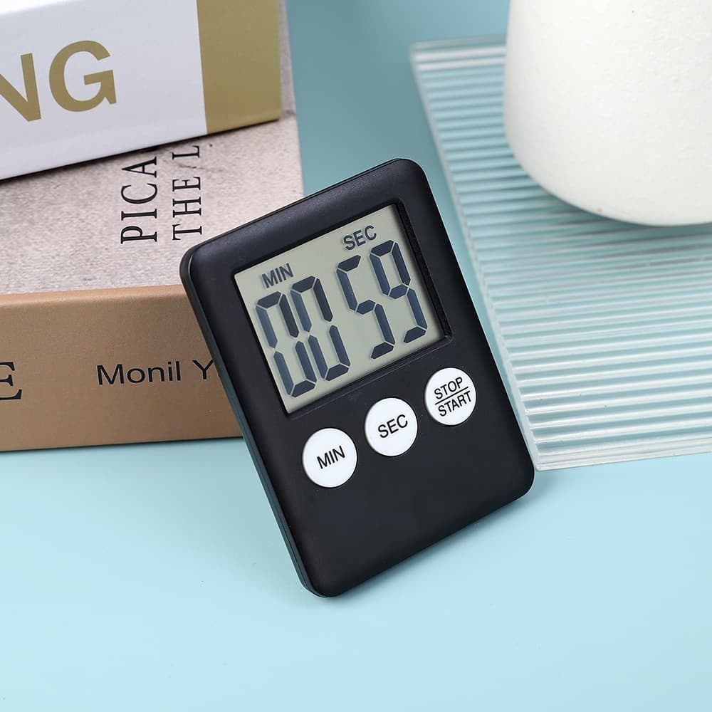 Timer Eletr么nico Lcd Digital Display, Cron么metro, Temporizador Para Cozinha 5977
