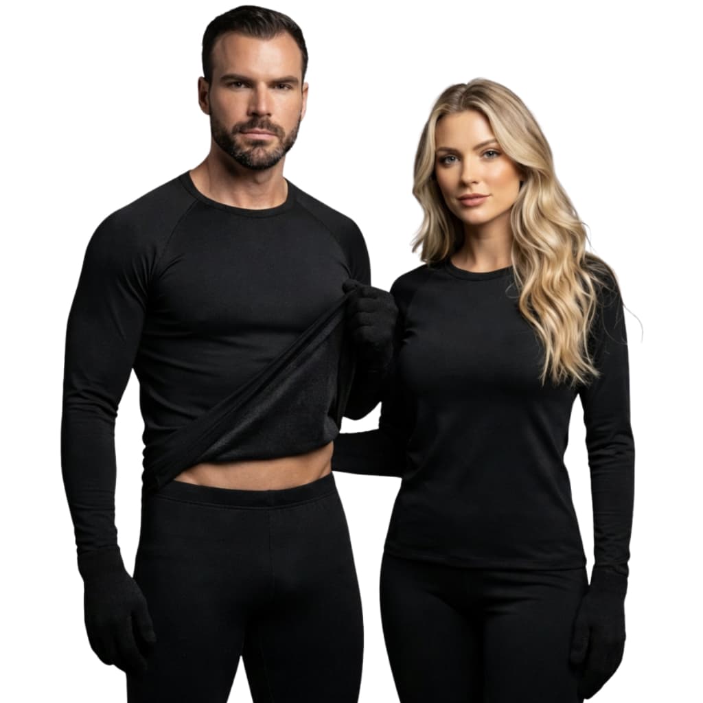 Conjunto Segunda Pele Térmica Flanelada Inverno  Frio Intenso