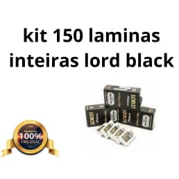 KIT COM 150 LAMINAS LORD BLACK PLATINUM