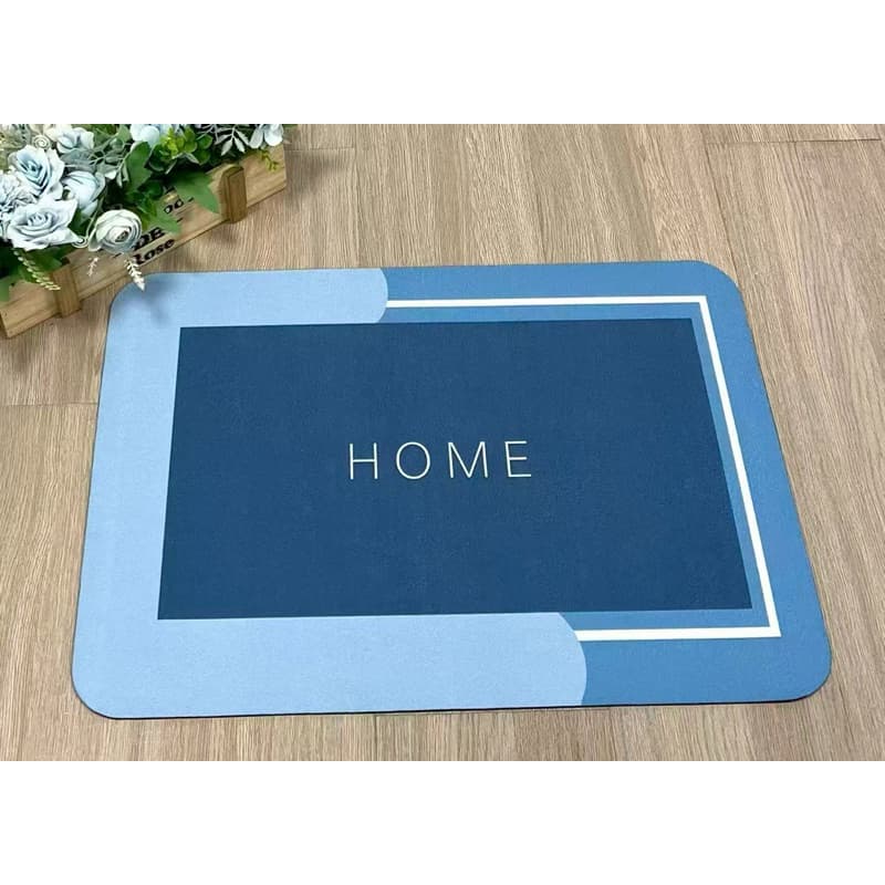 kit2 Terra diatomácea Tapete De Banheiro Quadrado Absorve Água Antiderrapante Secagem Rápida 38x58cm