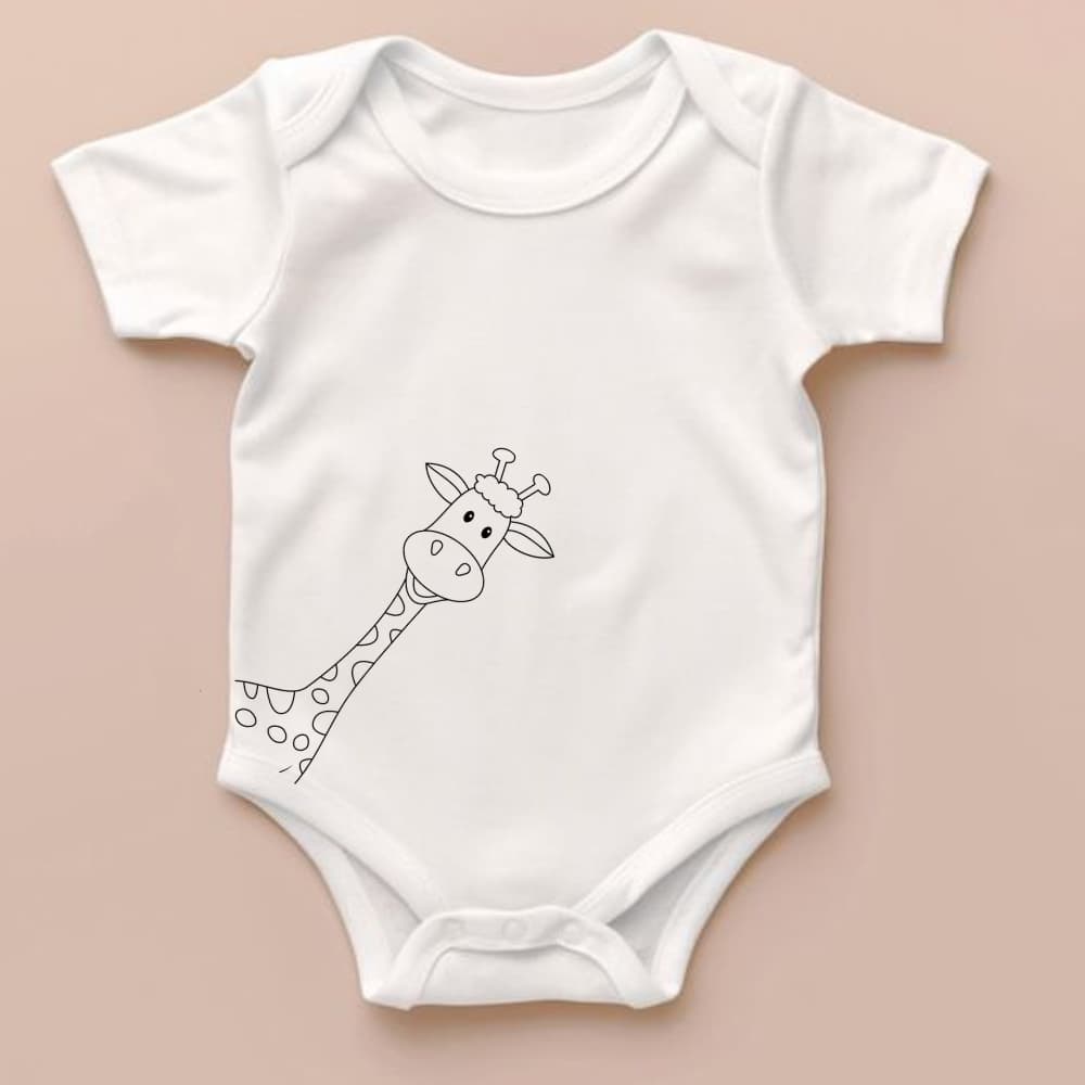 Body Bebê Estampa De Bichinhos Roupa Infantil Algodão Macio Bodie Macacão Bebê Confortável