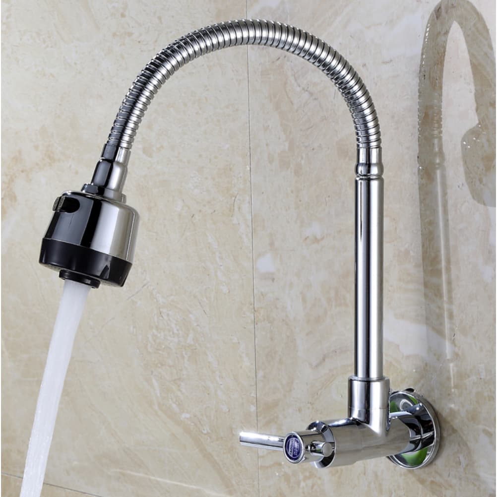 Torneira parede Inox multiuso 360° Gourmet