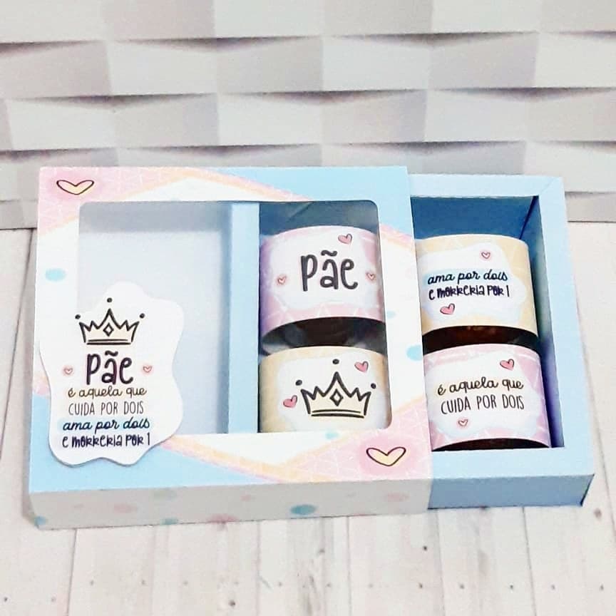 10 CAIXA PARA 4 BROWNIE OU PÃO DE MEL - Presente - LEMBRANCINHA
