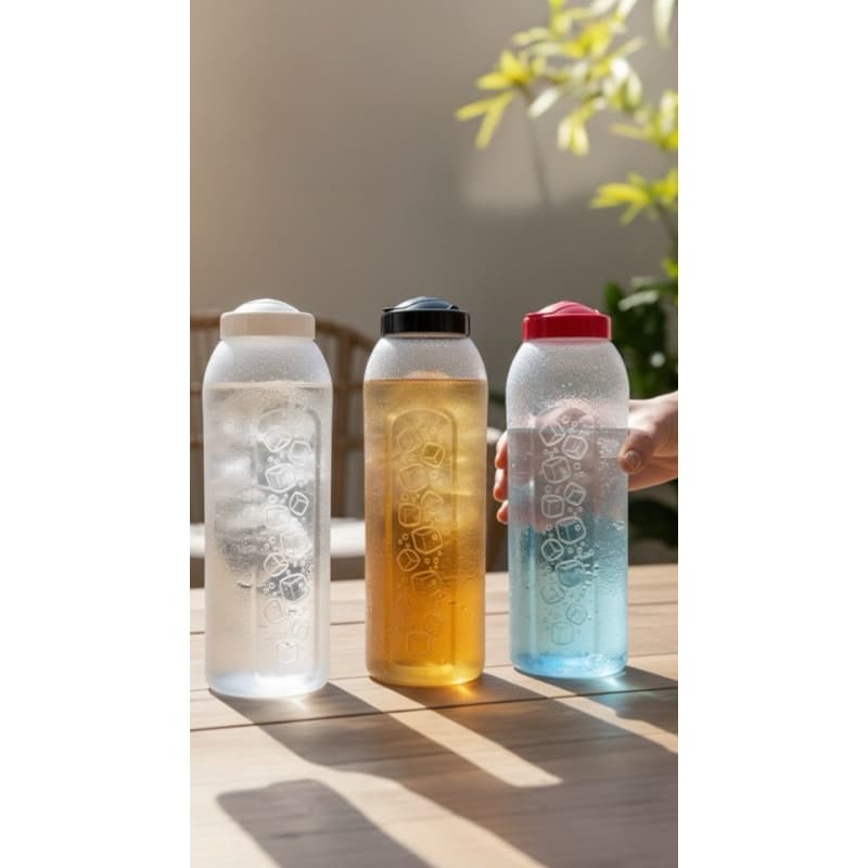 GARRAFAS DE AGUA OU SUCO 1,5L GELADEIRA PORTÁTIL