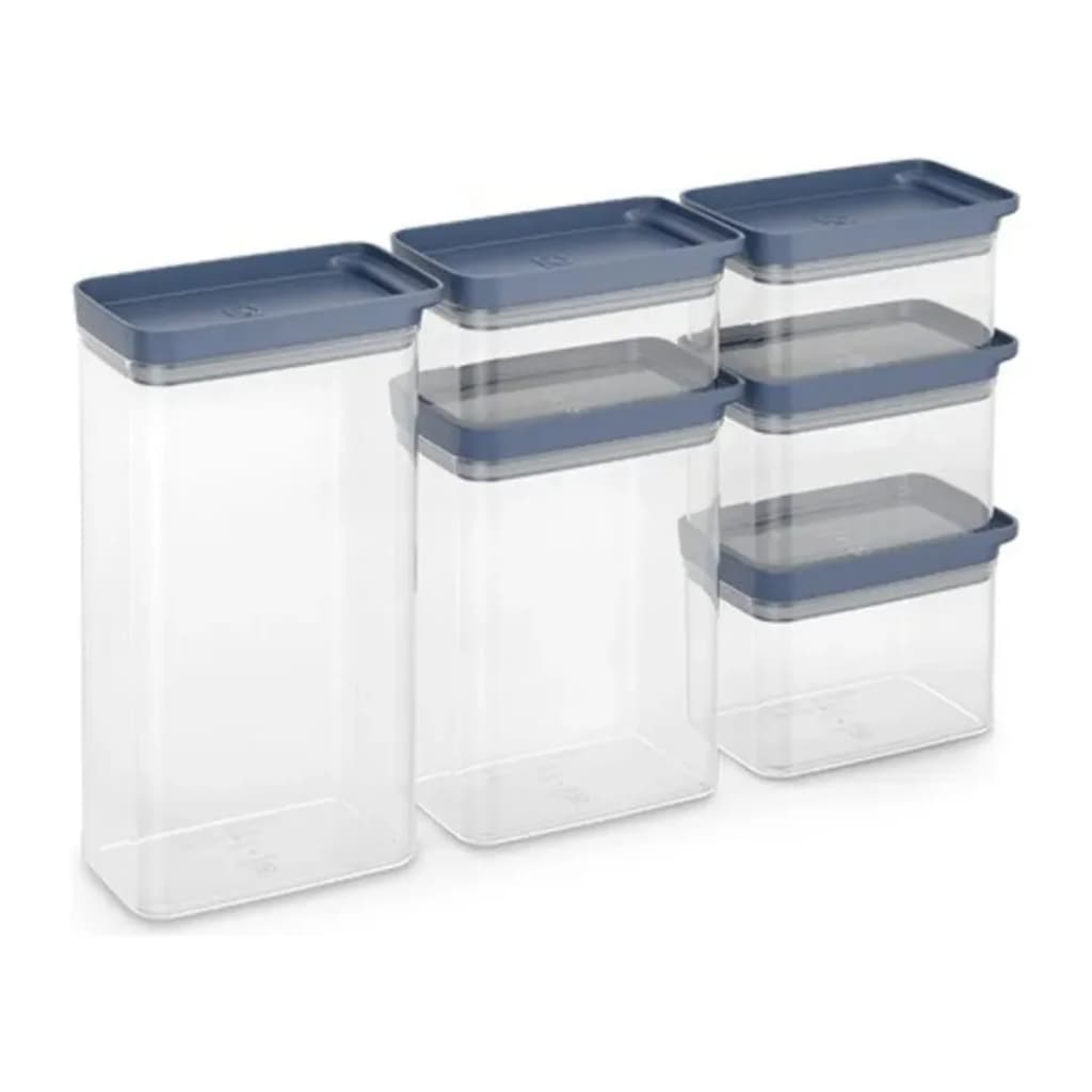 Conjunto De Potes Herméticos Organizadores Electrolux 6un