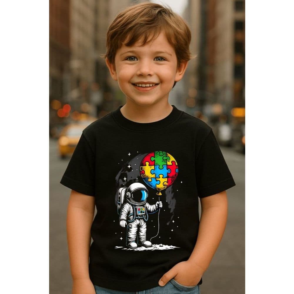 Camiseta Infantil Masculina Conscientização do Autismo | Inclusão | Respeito Roupa Infantil Algodão Confortável 2 ao 14