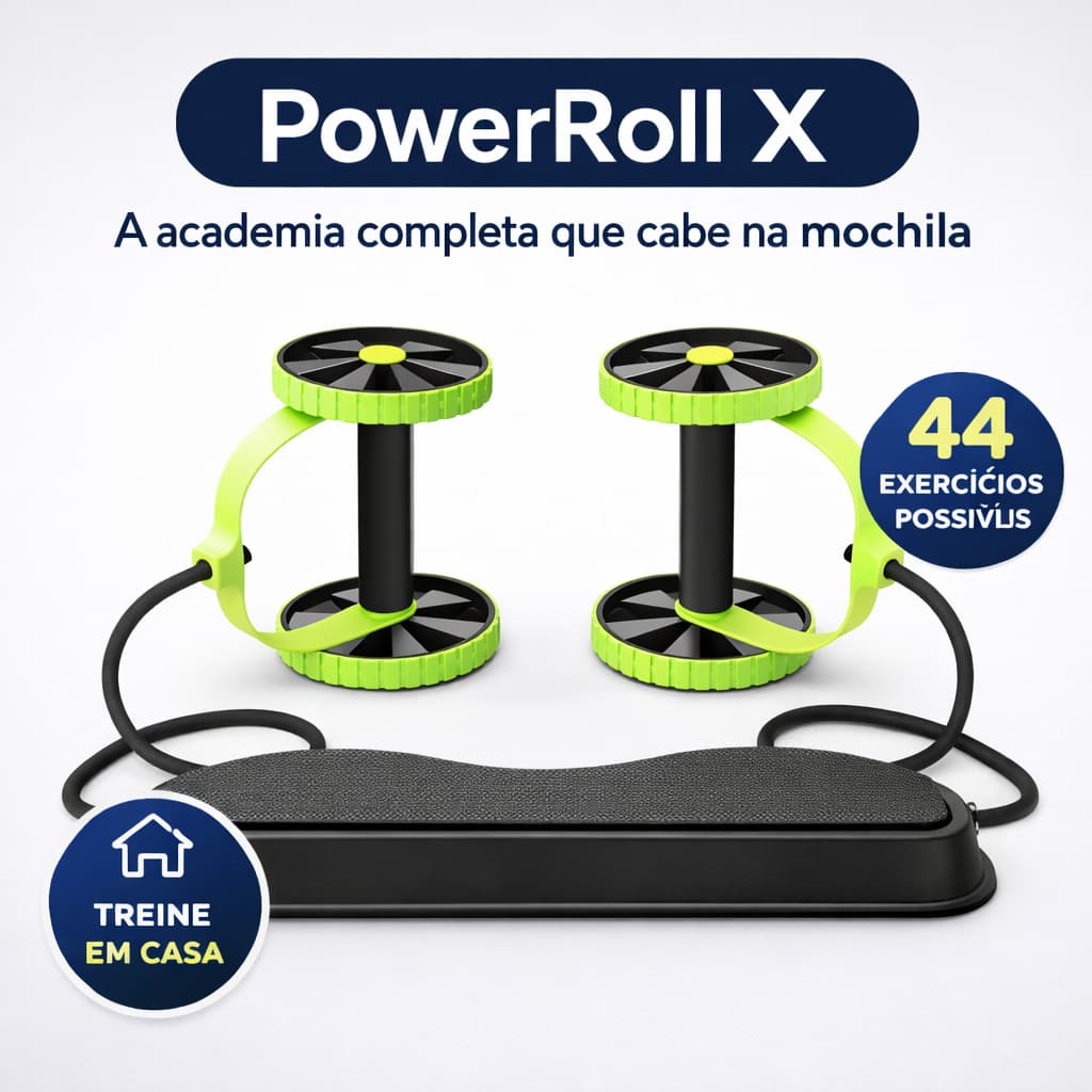 PowerRoll X – A Academia Portátil que Está Transformando Treinos em Casa