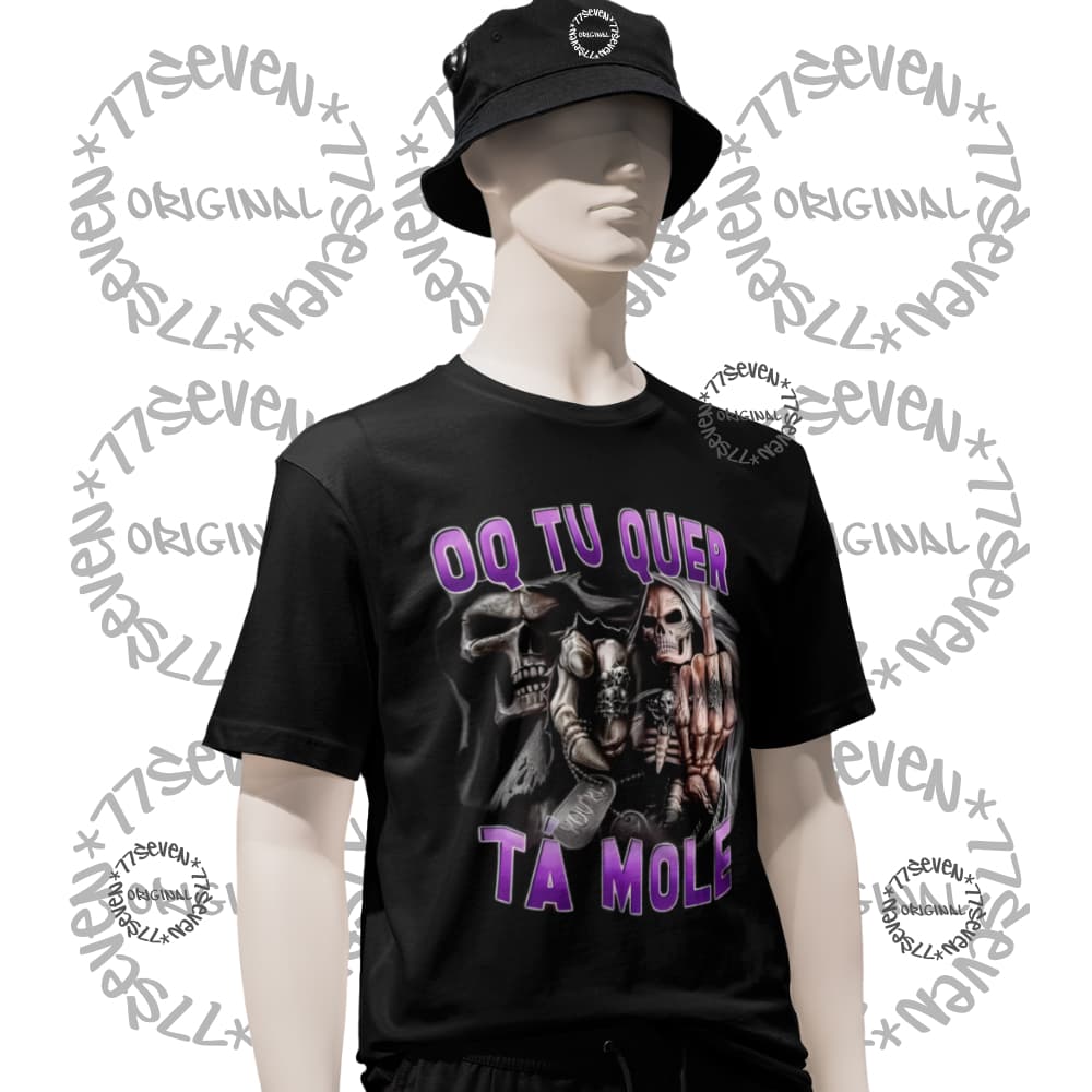 Camiseta Meme O Que Tu Quer Ta Mole Engraçada 100% Algodão Sátira Humor