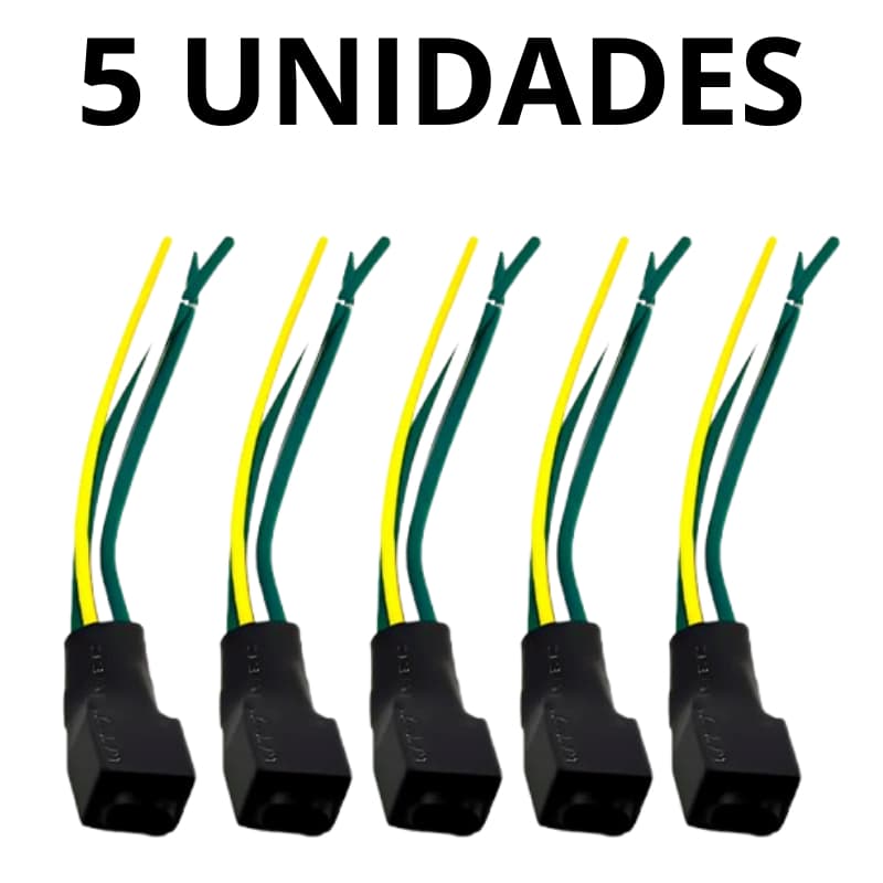 5 Mini Relé 12V 20A | Carro, Moto, Rastreadores GPS