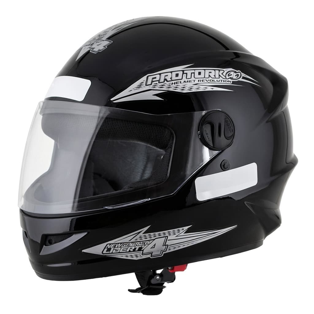 CAPACETE PRO TORK NEW LIBERTY FOUR (PRETO BRILHANTE)