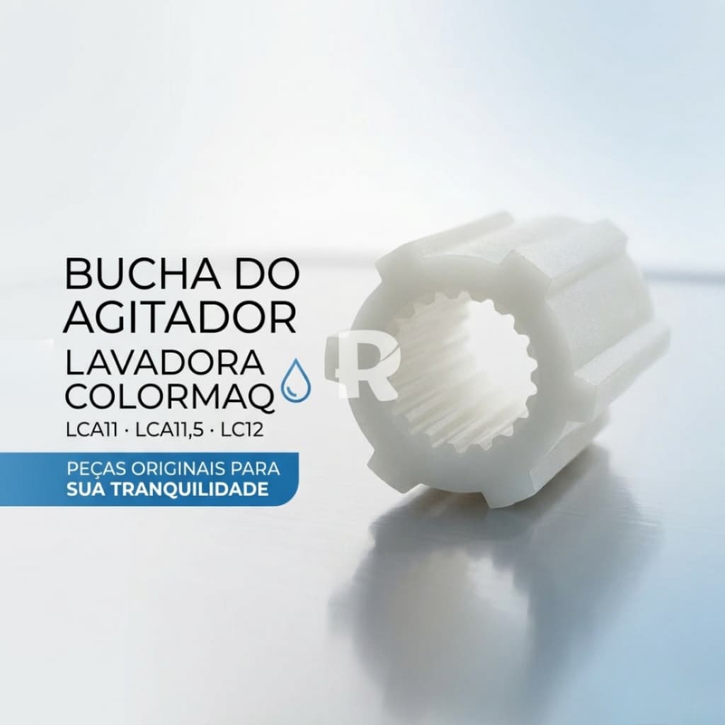 Bucha Do Agitador Lavadora Colormaq Lca11 Lca11,5 Lc12