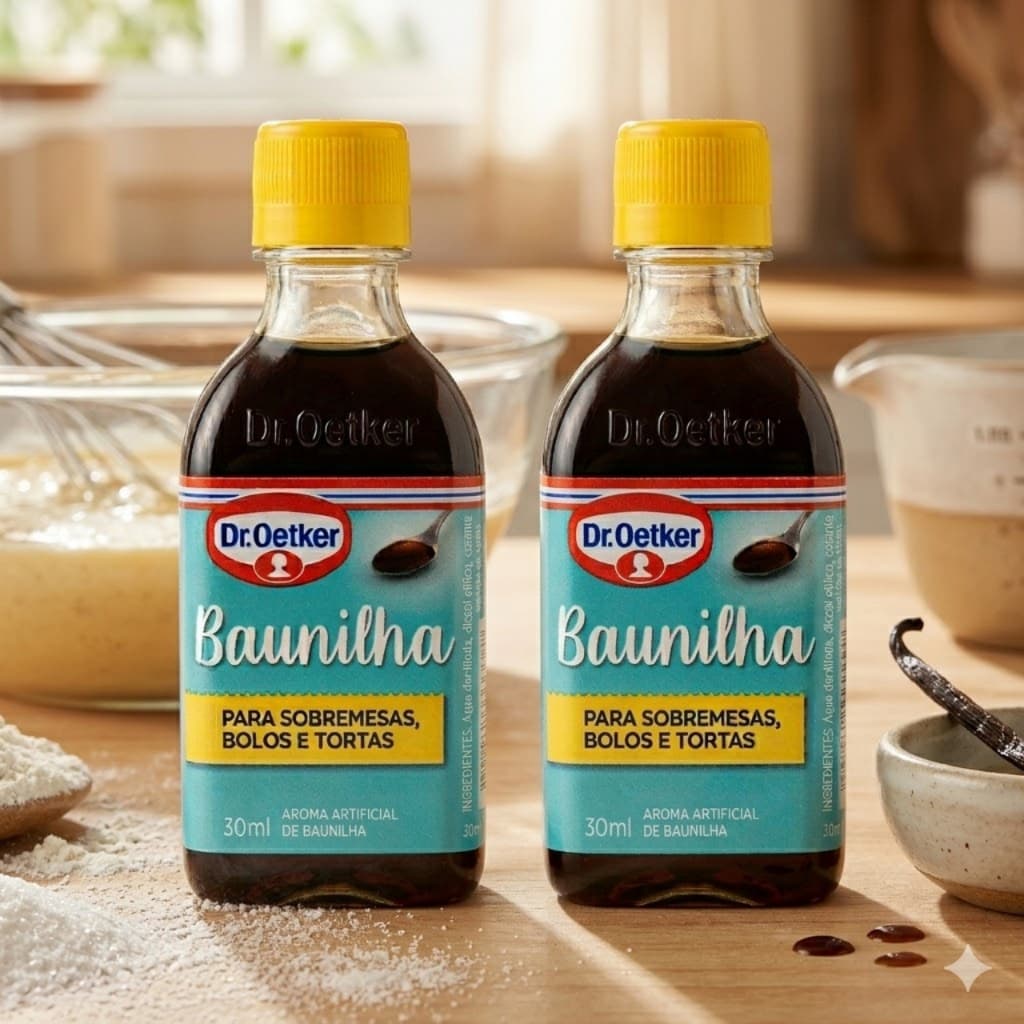 Kit 2 Essência de Baunilha Dr. Oetker 30ml