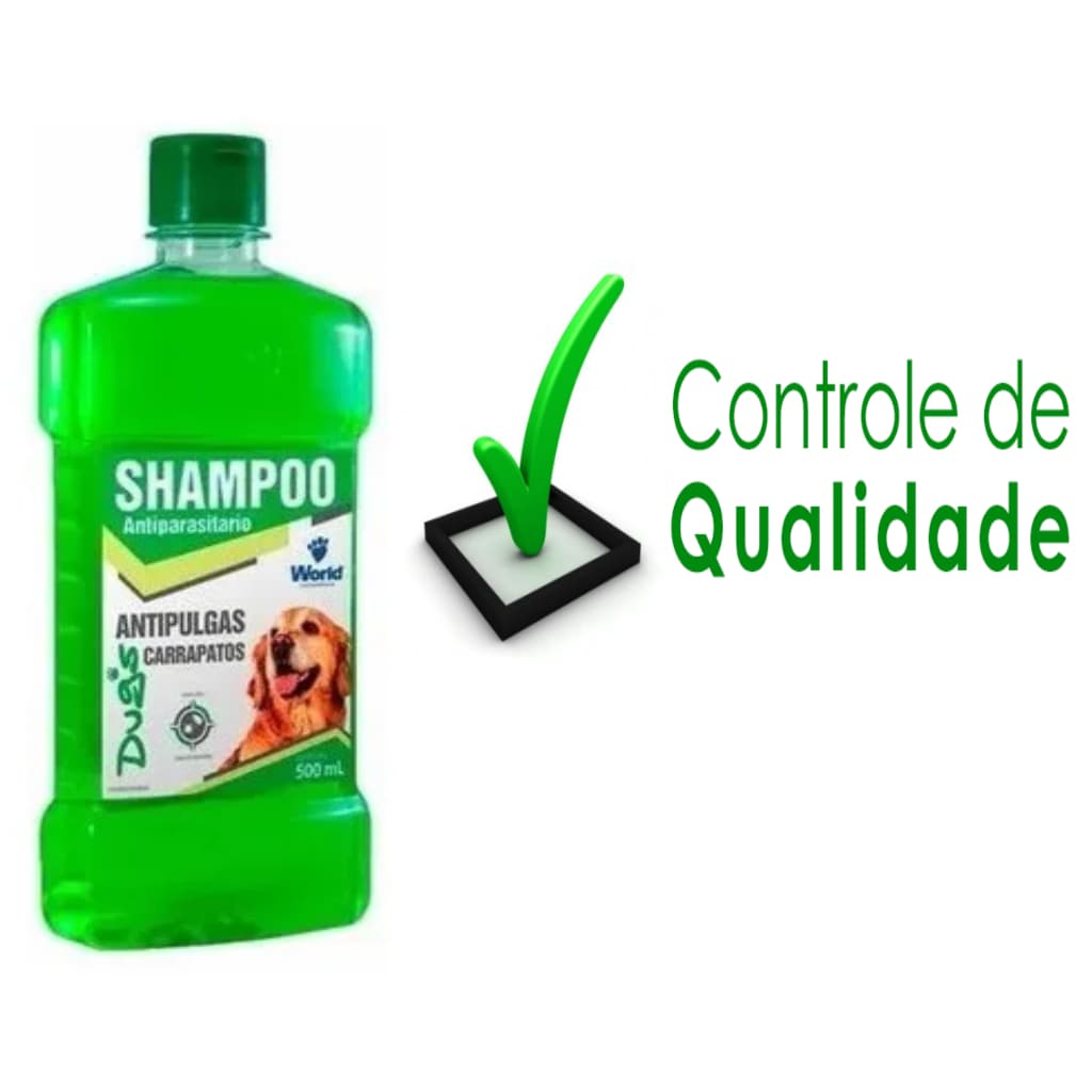 Shampoo Antiparasitário Para Cães Dug’s World 500ml