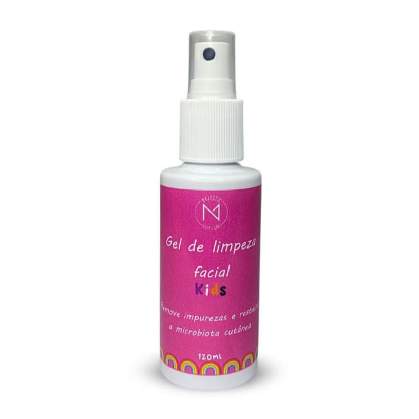 Gel de limpeza Kids Tutti-fruti, Limpeza suave, Pele sensível, Skincare criança 120ml Majestic