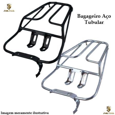 Bagageiro Modelo Tubo Compatível Com Titan 150 - Titan 150 Sport 2004 A 2008 Pro Tork
