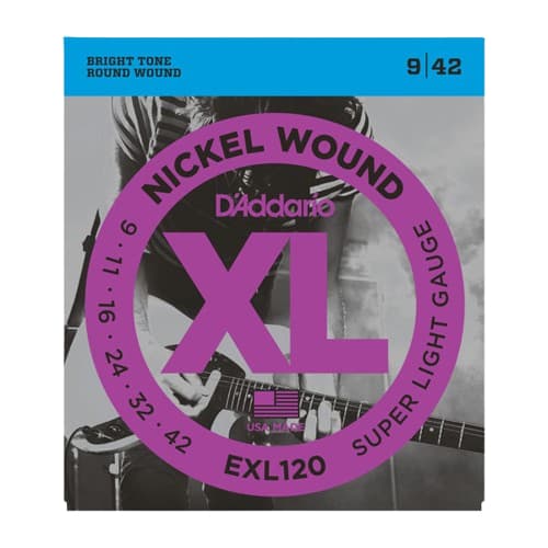 Encordoamento Daddario Para Guitarra 009 Exl120