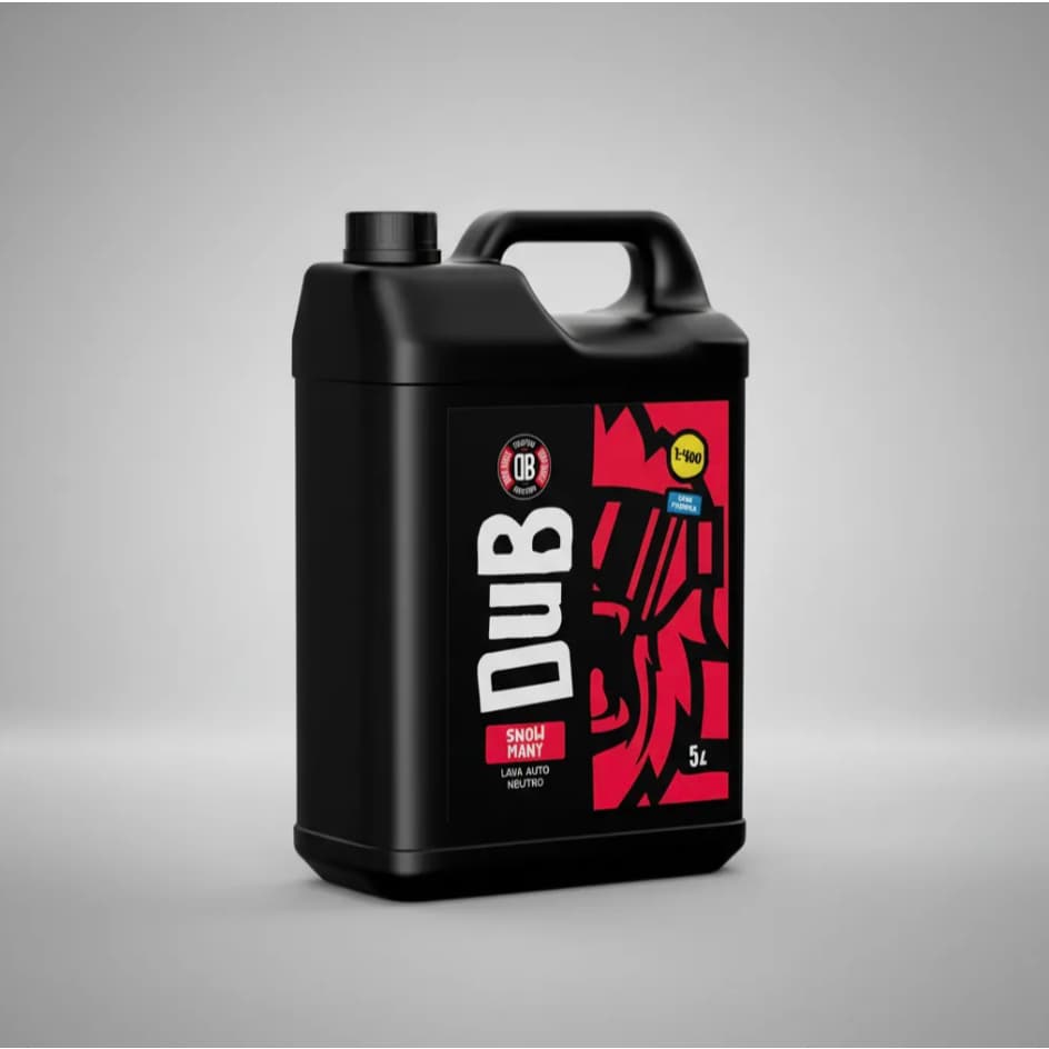 Shampoo Automotivo Snow Many 5L Dub Boyz Neutro Concentrado Alta Espuma pH Balanceado Lavagem Segura Snow Foam
