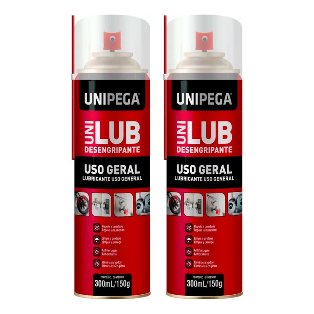 Desingripante Antiferrugem Lubrificante Unipega 300ml
