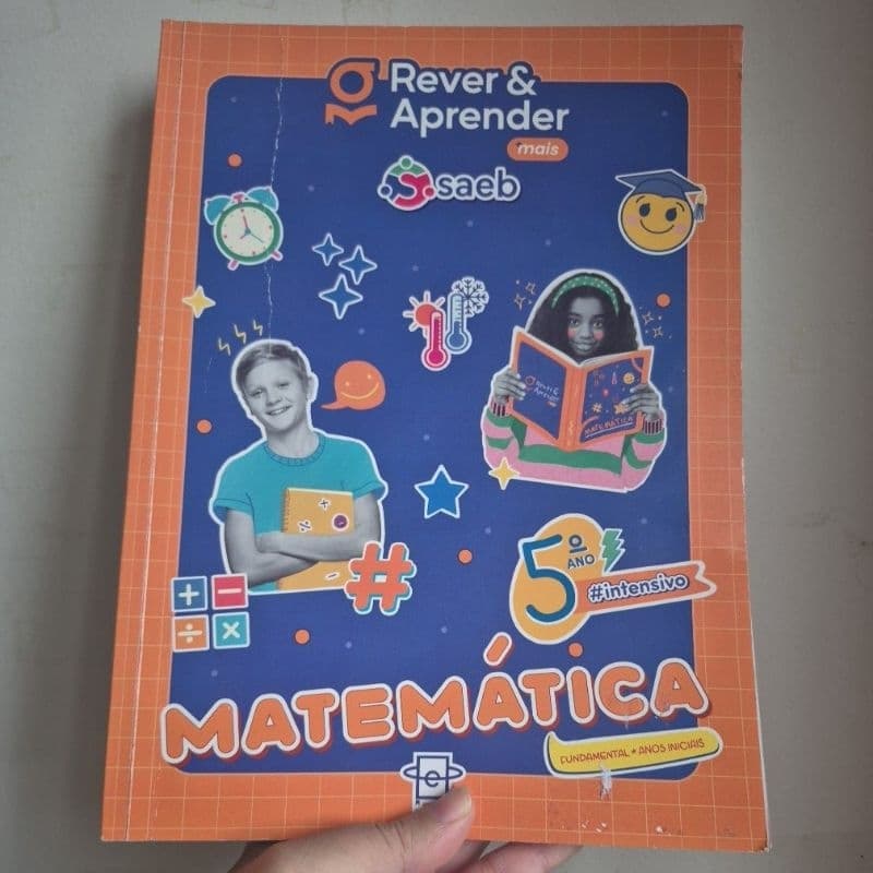 livro de matemática rever e aprender