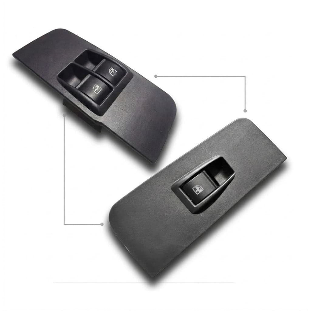 Kit Botões Interruptor Vidro Elétrico Fiat Novo Palio Dianteiro Direito e Esquerdo Encaixe Perfeito Fácil