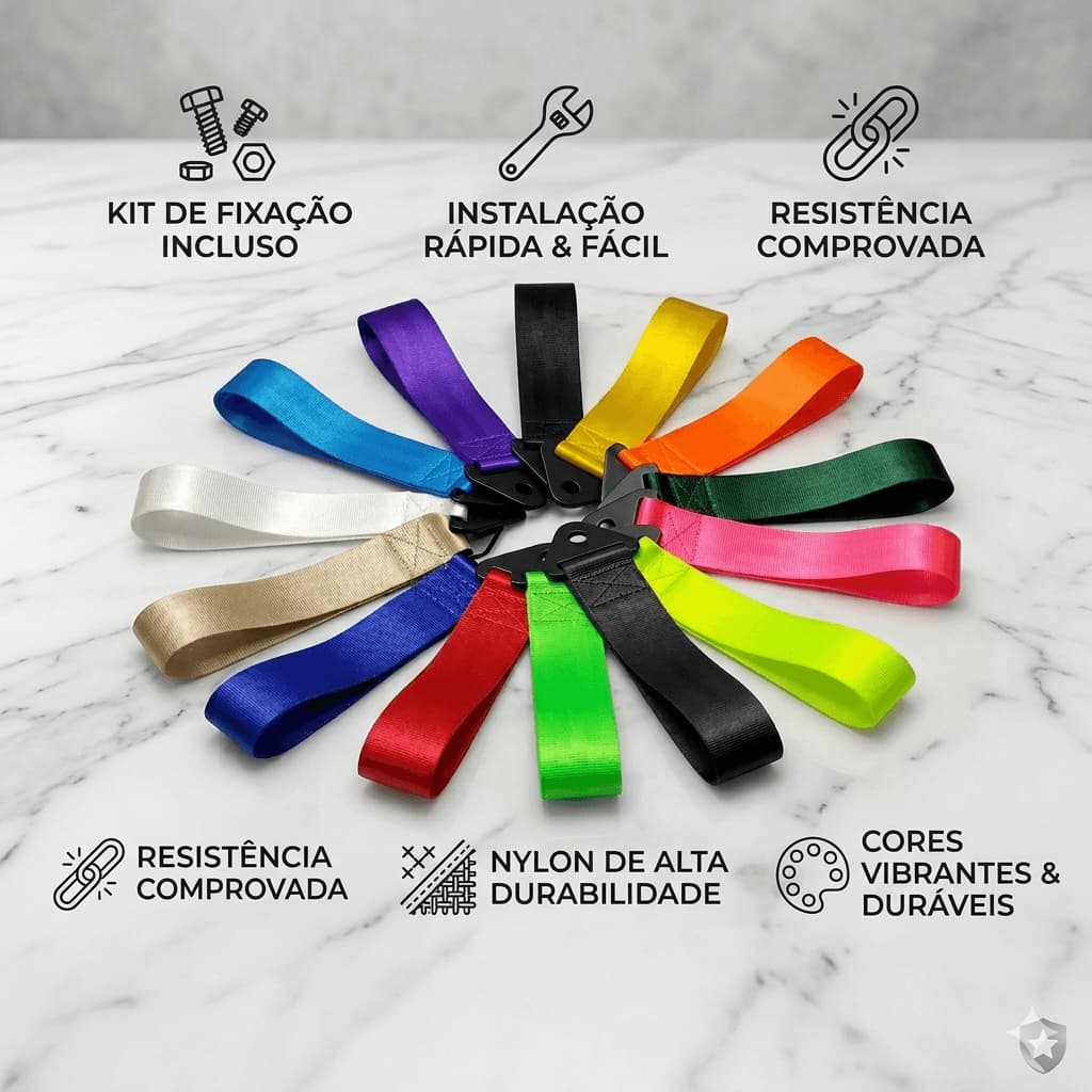 Tow Strap Fita Cinta De Reboque Flexível Esportivo