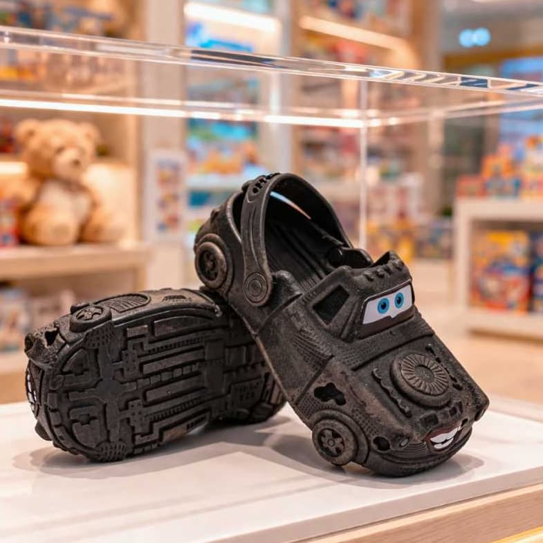 Papete Infantil Menino Tema Caminhão | Sandália Masculina Flexível e Confortável | Tam.21 ao 28