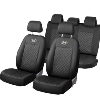 Capa Banco Carro Tecido Grosso Universal HYUNDAI HB20 PRETA