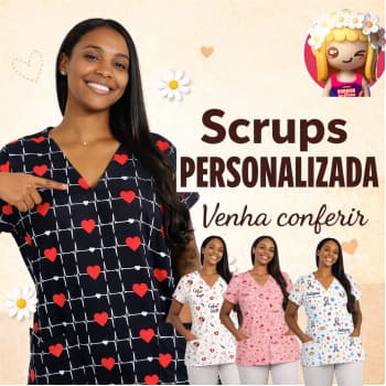 PIJAMAS CIRURGICOS PERSONALIZADOS - ROUPAS HOSPITALAR - SOMENTE SCRUB
