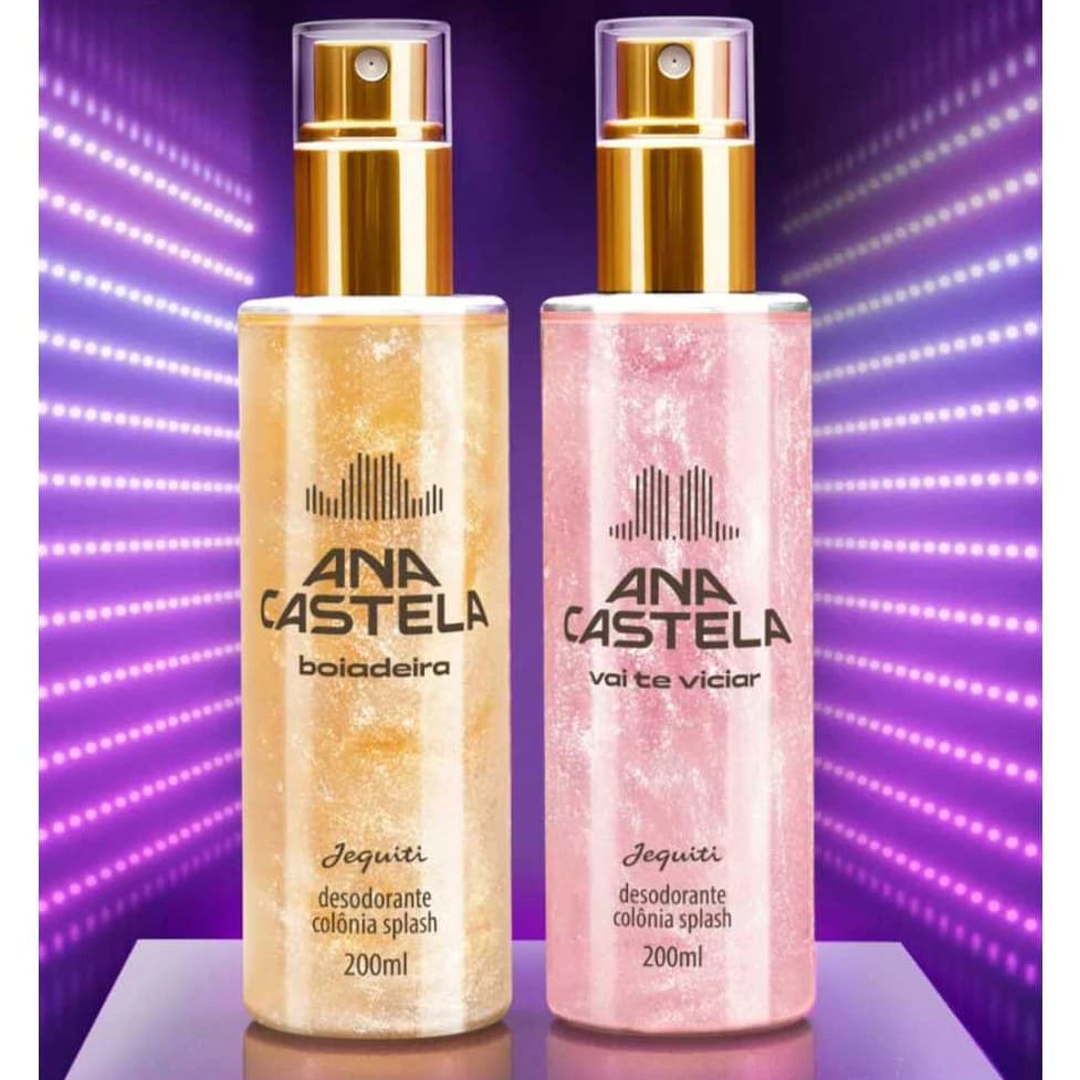 Jequiti Kit 2 Body Splash Desodorante Colônia Ana Castela Boiadeira Vai te Viciar 2x200ml