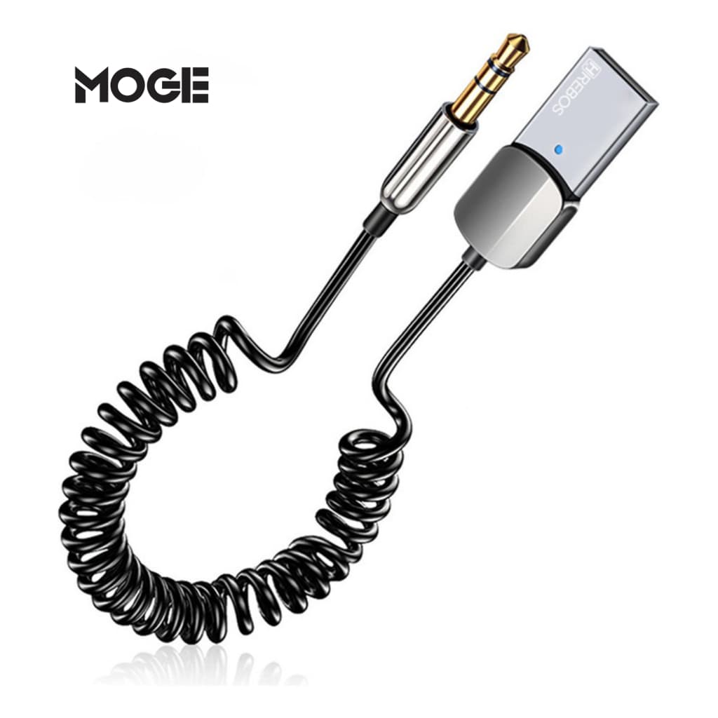 Adaptador Bluetooth P2 USB | Áudio Carro | Música e Chamada | Bluetooth 5.0 | Hrebos AD-206 HS-178