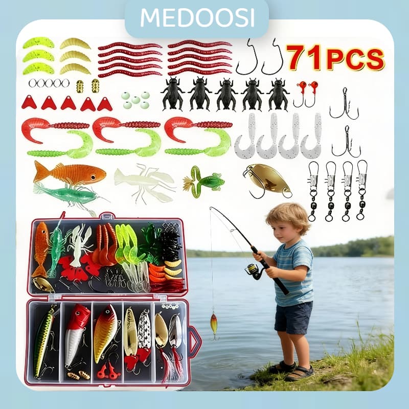 Conjunto completo de acessórios de 71 peças/adequado para iniciantes ou crianças /1 caixa para todas as necessidades de