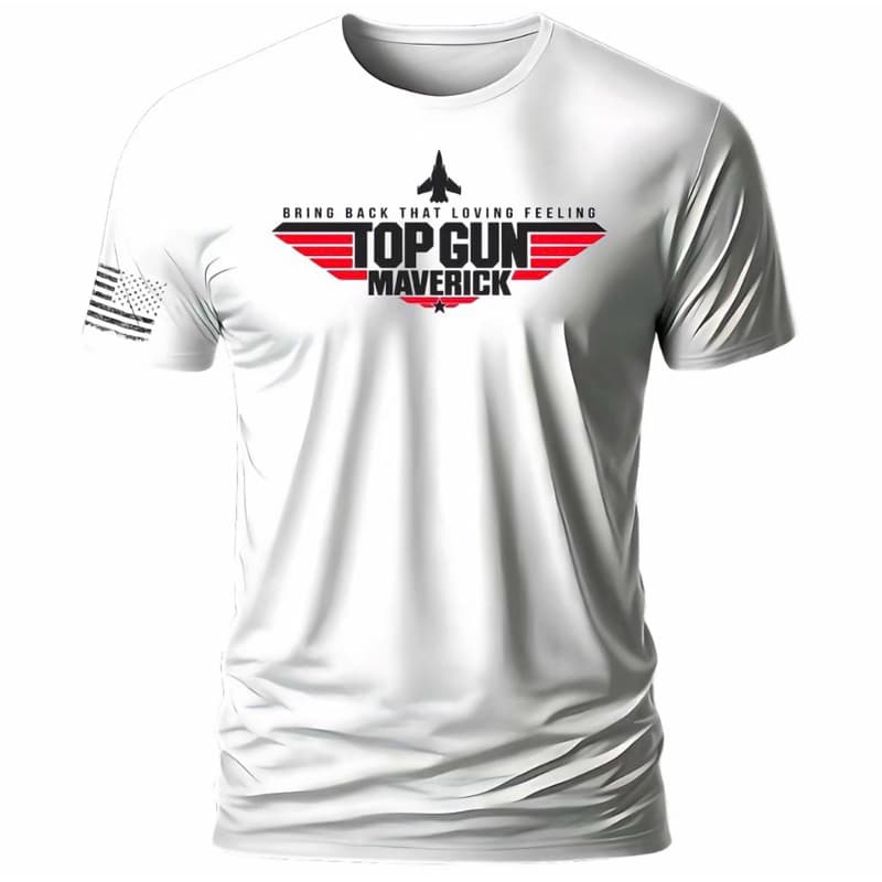 Camiseta Masculina Feminina 100% Algodão Top Gun Maverick Lançamento