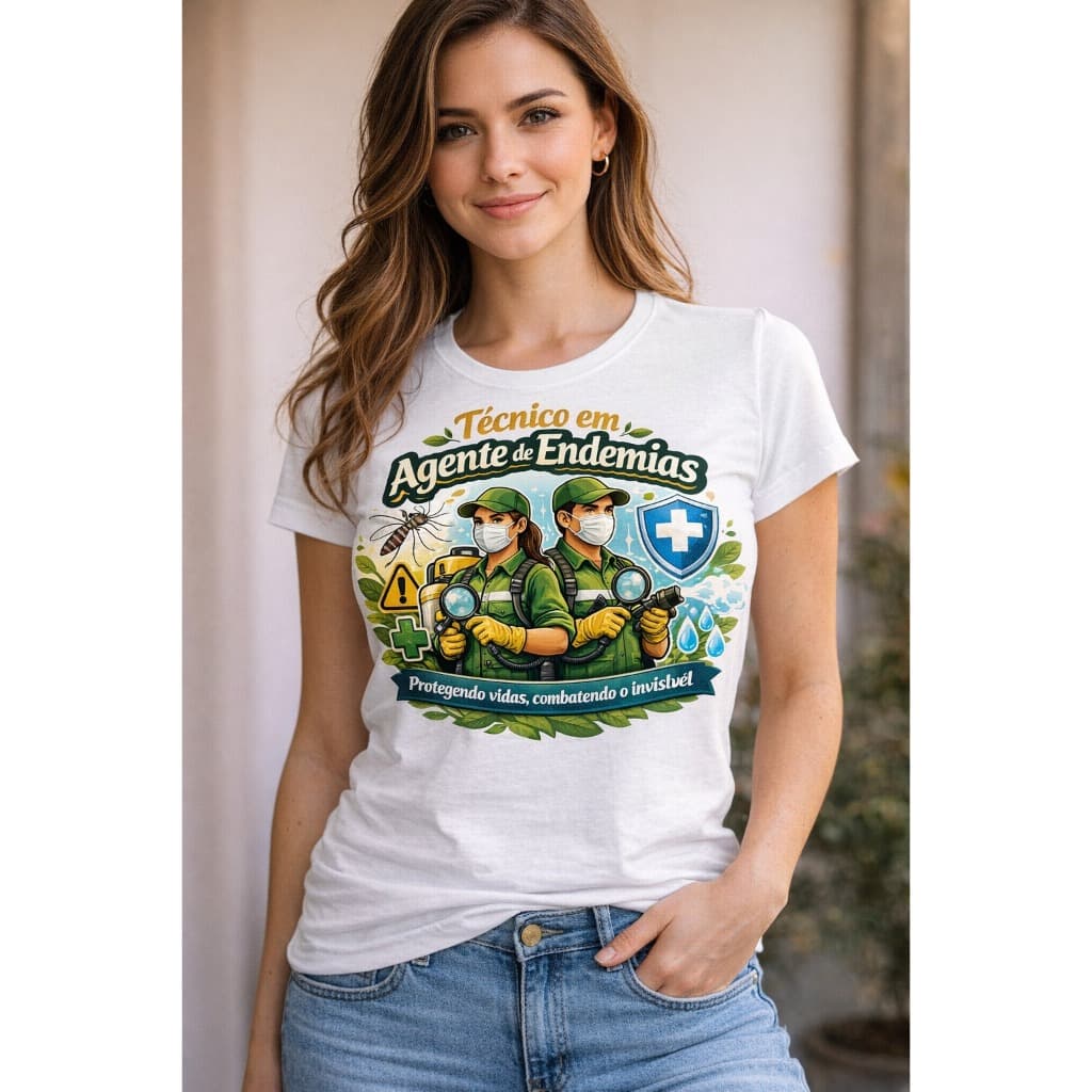 T-shirt Técnico em agente de endemias