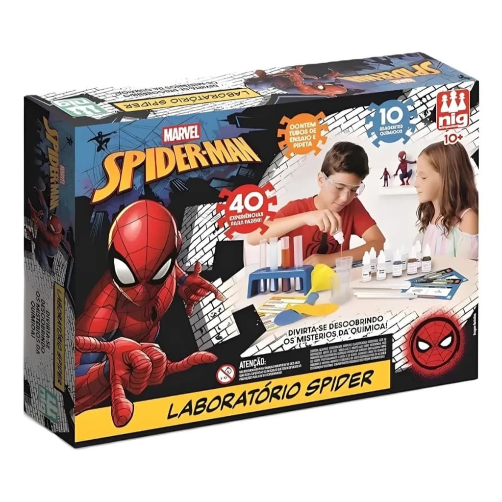 Brinquedo Laboratório Spider 4154 - Nig Brinquedos