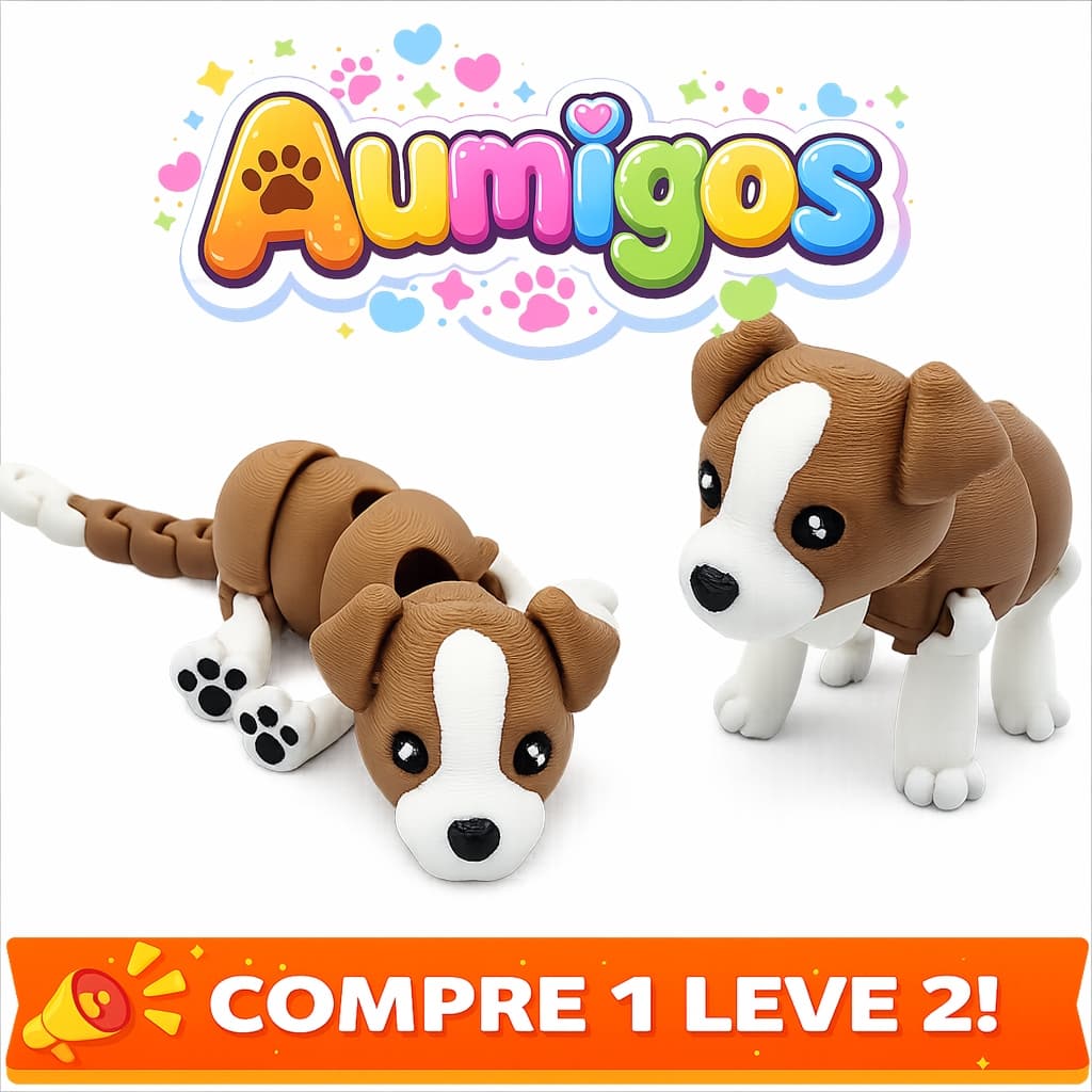 Mini Cachorro Articulado Fidget Toy Sensorial Cachorrinhos Fofos Presente Criativo Estilo Cartoon