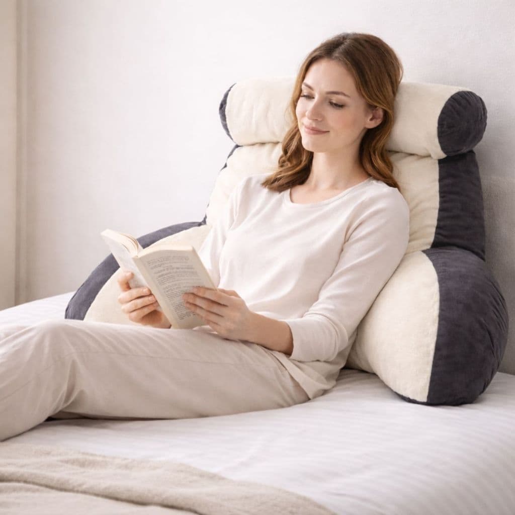 Travesseiro De Encosto Ergonomico - Almofada Para Descanso E Leitura