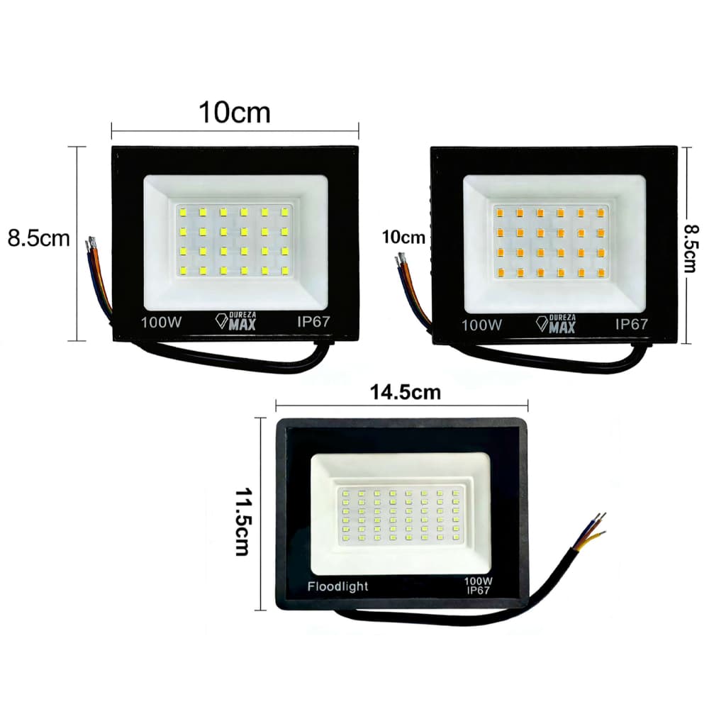 1 UN Refletor 100w Led Holofote Prova D'água Bivolt