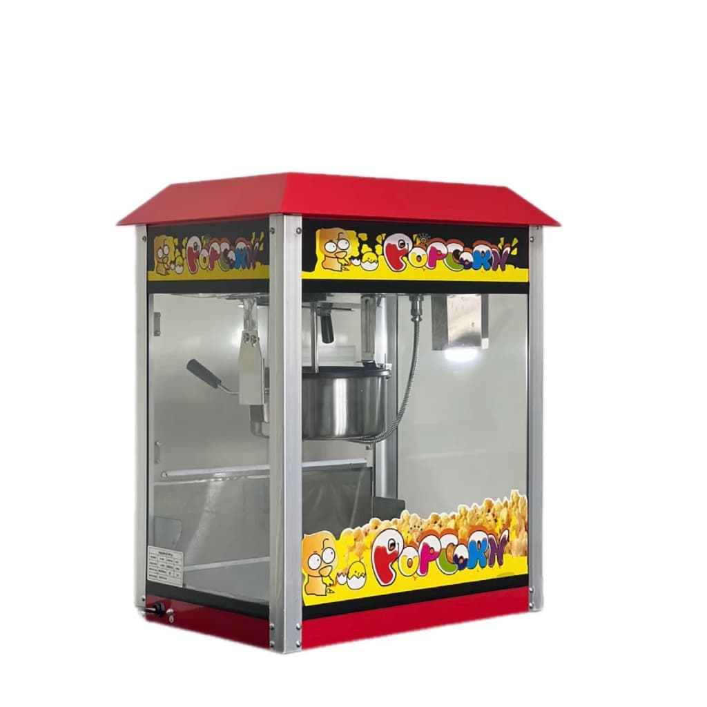 Pipoqueira Elétrica Profissional Pipoca Popcorn Doce Salgada Cor Vermelha Eventos Casamento Festas