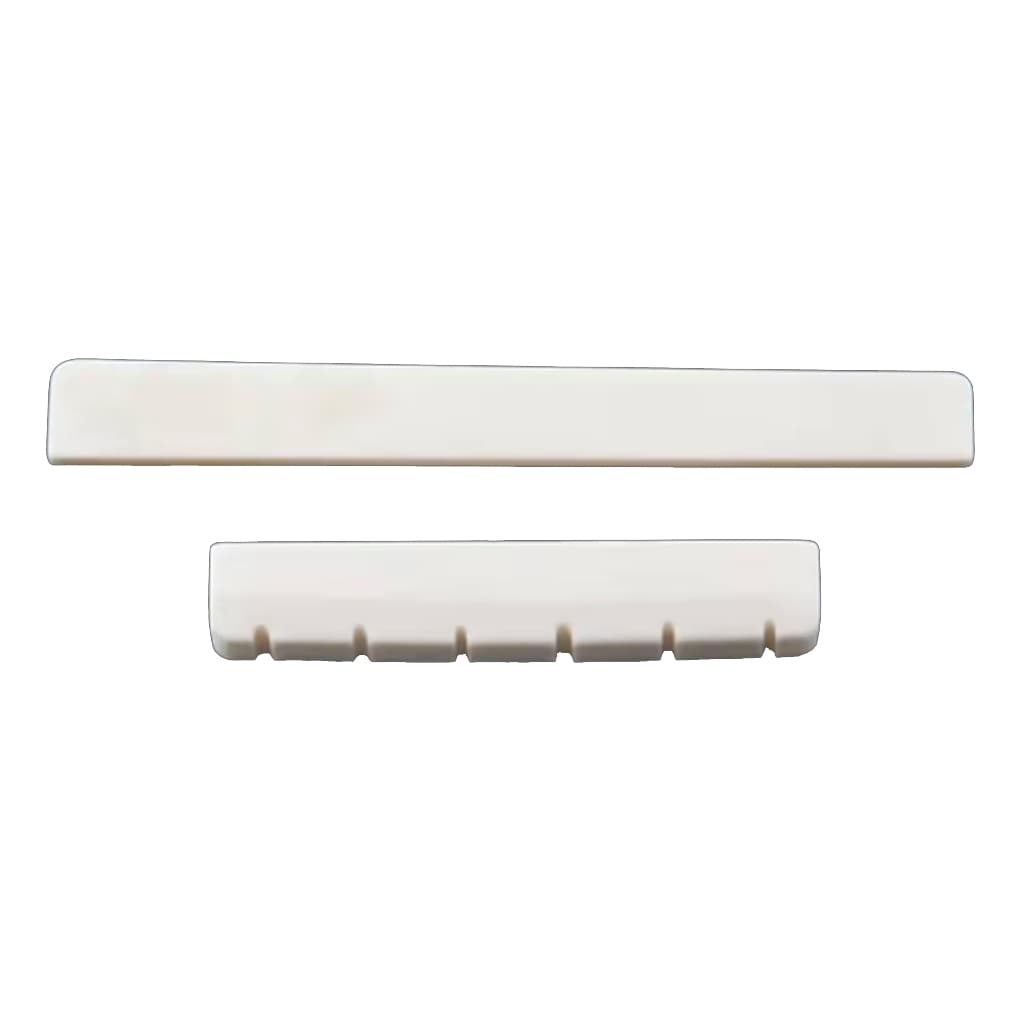 Pestana + Rastilho para Violão Clássico Nylon em Osso Natural