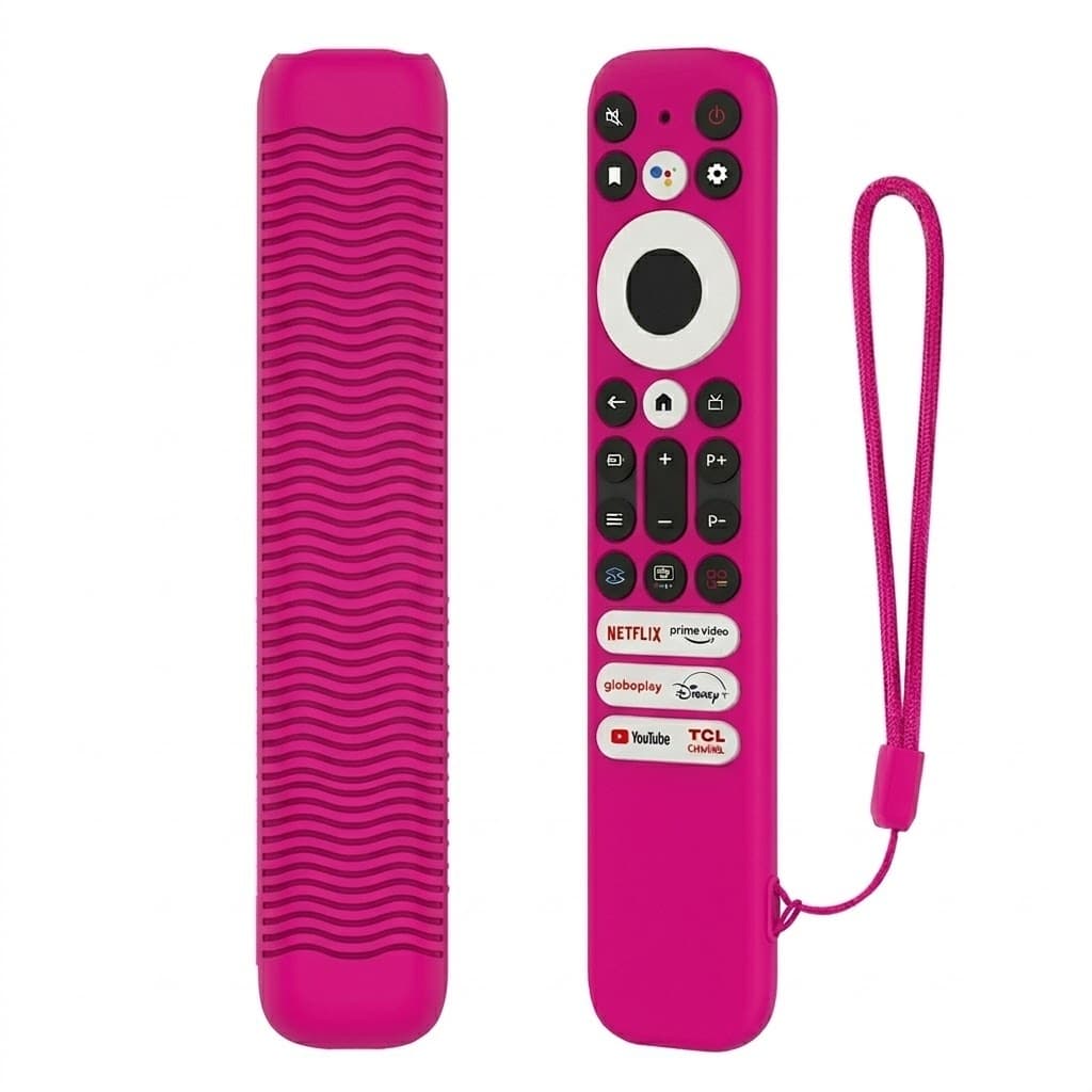 Capa de Silicone para Controle Remoto Tv TCL 4K RC902c Smart Universal à prova de quedas