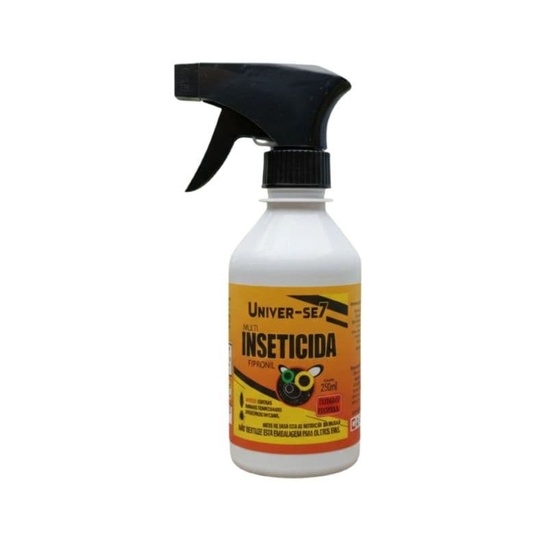 Univer-se7 Inseticida Mult-Inseticida 250ml - Eficácia Rápida e Sem Cheiro para Percevejos e Baratas