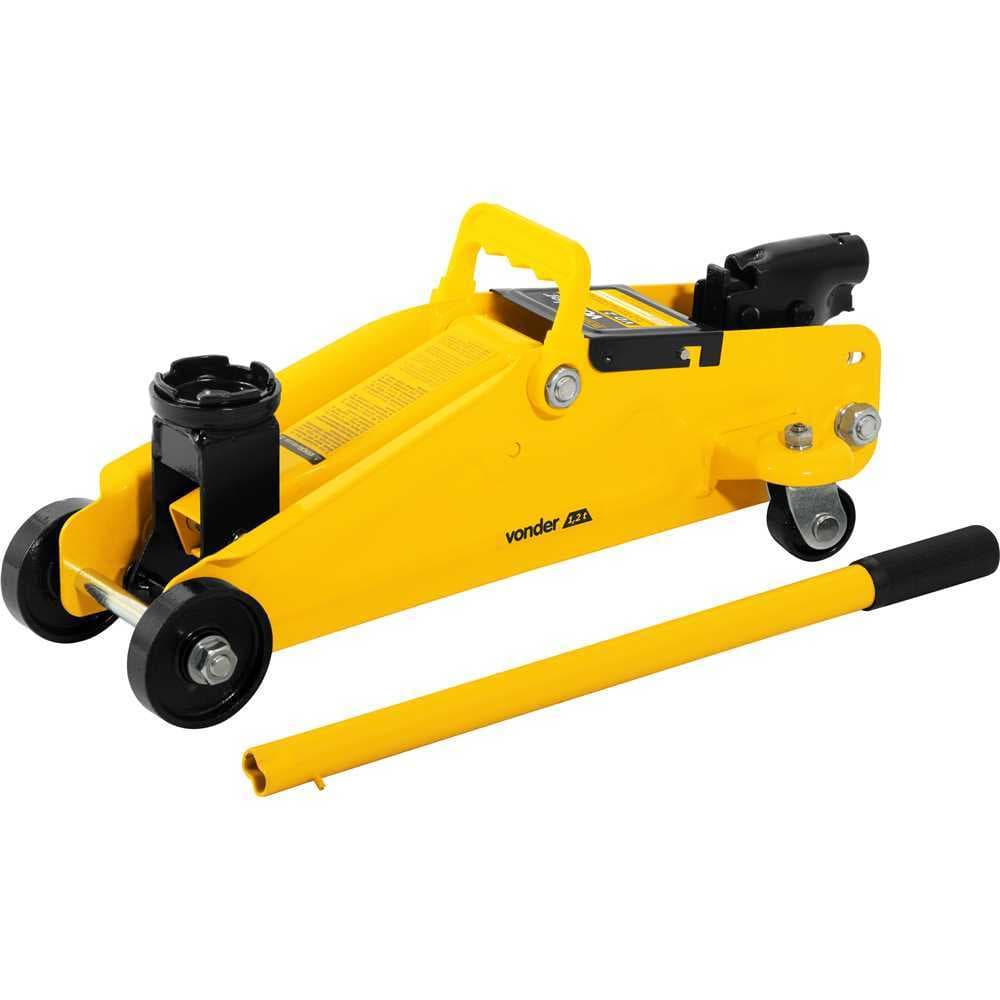 Macaco Hidráulico Jacaré 1,2 Ton Portátil Vonder Com Maleta Reforçado Automotivo