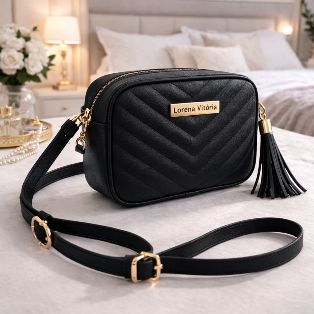 Bolsa Feminina Pequena Tiracolo Luxo Matelassê Alta Qualidade