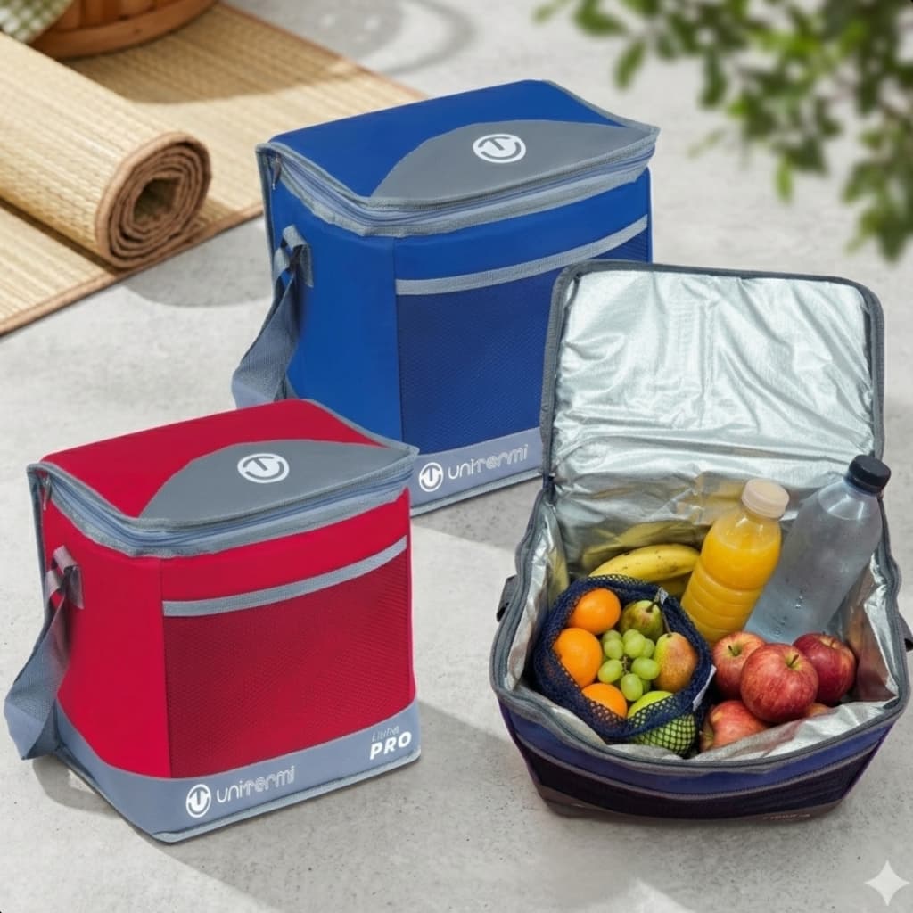 Bolsa térmica Fitness Unitermi Linha Pro Impermeável Lancheira Marmita piqueniques praia