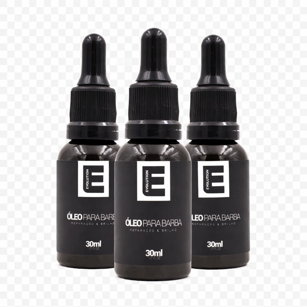 3 UNI OLEO PARA BARBA 30ml EVOLUTION BARBER